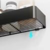 550x550-25175.jpg Unyqoos® Tweedelig zwart douche- en keukenrek zonder boren met haken