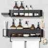 550x550-25191.jpg Unyqoos® Ruime en stevige badkamer organizer set met snel droogrek en haken