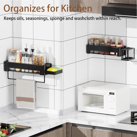 550x550-25197.jpg Unyqoos® Ruime en stevige badkamer organizer set met snel droogrek en haken
