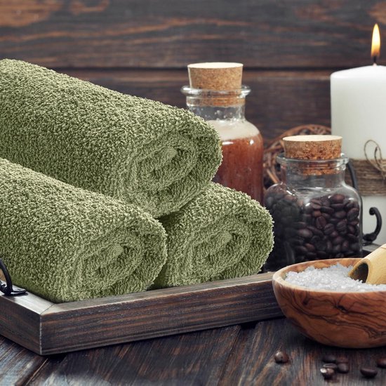 Unyqoos® Set van 4 Luxe Grote Badhanddoeken van Hoogwaardig Katoen voor Veelzijdig Gebruik