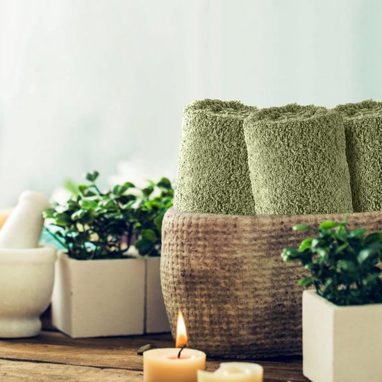 Unyqoos® Set van 4 Luxe Grote Badhanddoeken van Hoogwaardig Katoen voor Veelzijdig Gebruik