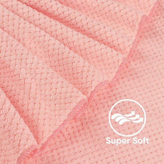 Unyqoos® Ultra Zachte en Hoog Absorberende Microvezel Badhanddoek Set voor Lichaam en Sport