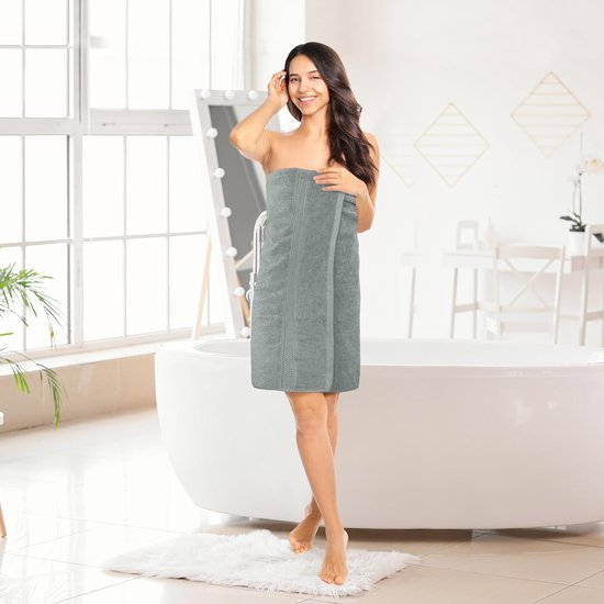 Unyqoos® Set van 4 Luxe Badhanddoeken van Hoogwaardig Ringgesponnen Katoen in Stijlvolle Kleuren