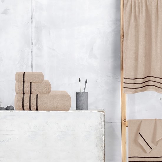 Unyqoos® Luxueuze Extra Zachte Handdoekenset van 6 Stuks voor Bad, Douche en Spa Gebruik