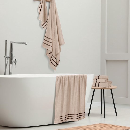 Unyqoos® Luxueuze Extra Zachte Handdoekenset van 6 Stuks voor Bad, Douche en Spa Gebruik