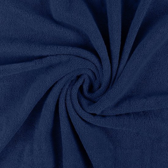 Unyqoos® Ultrazachte en Absorberende Luxe Badhanddoeken Set van 2 met Praktische Ophanghaakjes, 90 x 180 cm, Marineblauw