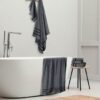 Unyqoos® Zachte en Luxe Handdoekenset van Hoogwaardig Katoen voor Optimaal Comfort in Houtskoolgrijs