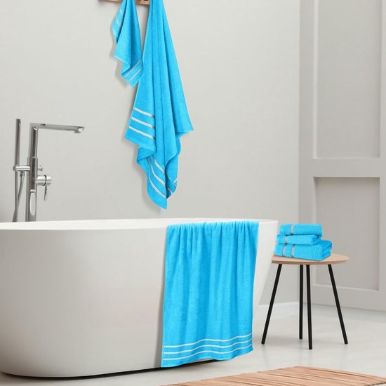 Unyqoos® Ultra Comfort Luxe Katoenen Handdoekenset van 6 Stuks met Extra Grote Badhanddoeken