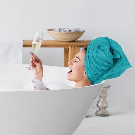 550x550-25333.jpg Unyqoos® Set van 6 Luxe Zachte Katoenen Badhanddoeken met Ophanglussen voor Optimaal Comfort