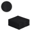 550x550-25372.jpg Unyqoos® Zachte en Luxe Handdoekenset van 4 Stuks voor Optimaal Comfort in Zwart