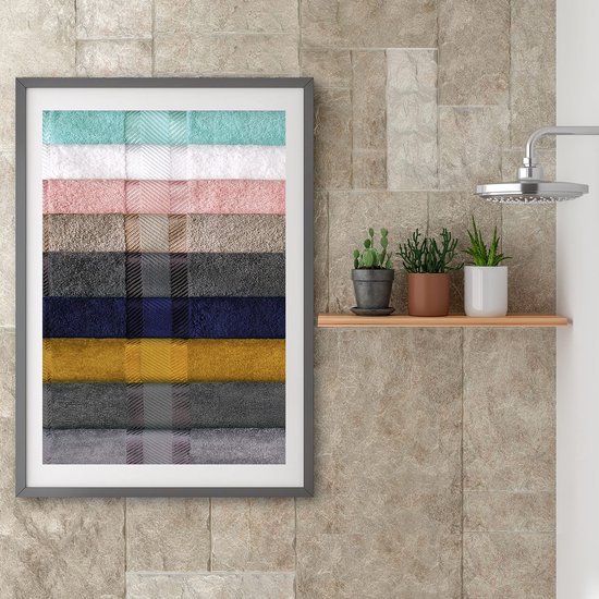 Unyqoos® Zachte en Absorberende 8-delige Handdoekenset van Luxe Katoen voor Badkamer en Spa