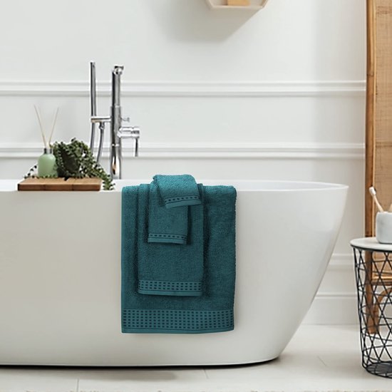 Unyqoos® Zachte Luxe Katoenen Handdoekenset voor Comfortabele Badervaring