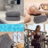 Unyqoos® Set van Vier Luxe Ultra Zachte en Hoogabsorberende Microvezel Handdoeken voor Bad en Sport