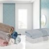 Unyqoos® Zacht en Luxueus Groot Badlaken Set van 2, 70 x 140 cm, Poederroze Katoenen Handdoeken voor Thuis en Reizen