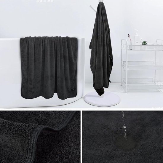 Unyqoos® Extra Grote Sneldrogende Zachte Microvezel Badhanddoek XXL voor Sauna en Douche