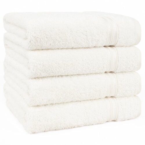 Unyqoos® Set van 4 Luxe Handdoeken van Hoogwaardig Katoen voor Badkamer en Spa