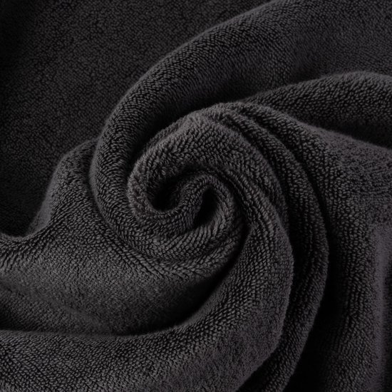 Unyqoos® Ultrazachte Luxe Handdoekenset van 100% Katoen in Elegant Donkergrijs 50 x 100 cm