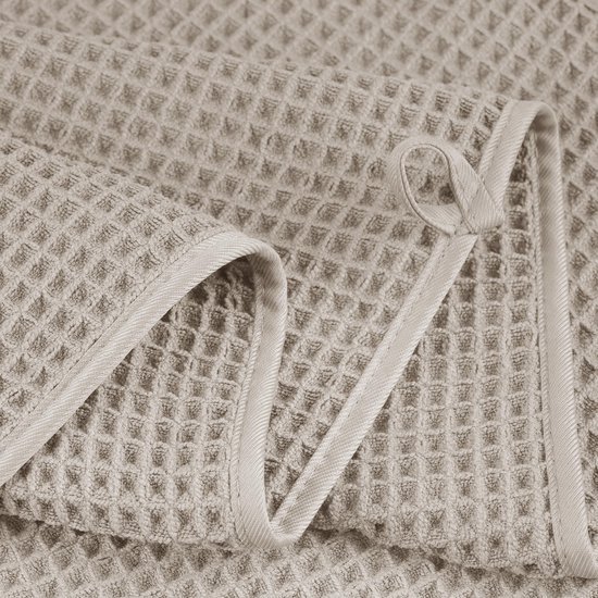 Unyqoos® Extra Grote Pluisvrije Microvezel Wafelstructuur Badhanddoeken voor Sneldrogend Comfort - Set van 2