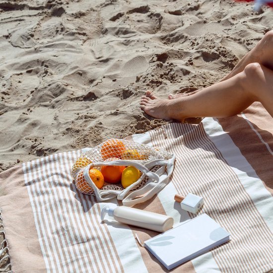 Unyqoos® Extra Grote Set van 2 Katoenen Strand- en Saunahanddoeken voor Ultiem Comfort en Stijl