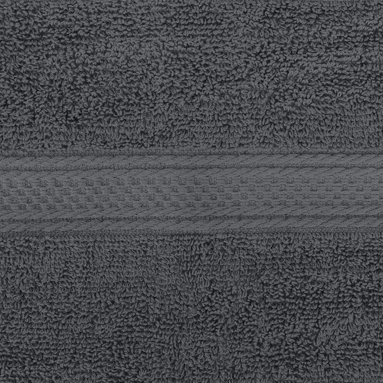 550x550-25795.jpg Unyqoos ® Luxueuze Zachte Katoenen Handdoekenset voor Badkamercomfort, 6 Stuks, 41 x 71 cm, Grijs