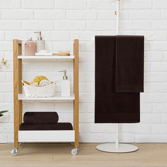 Unyqoos ® Ultrazachte Handdoekenset van 4 Stuks met Grote Badhanddoeken en Handdoeken voor Dagelijks Gebruik