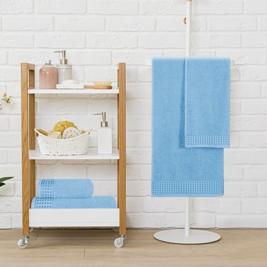 Unyqoos ® Ultrazachte Handdoekenset van 4 Stuks met Grote Badhanddoeken voor Dagelijks Comfort