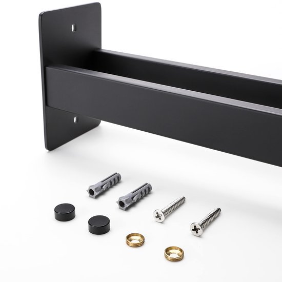 Unyqoos ® Stijlvolle en Ruimtebesparende Handdoekhouder met Dubbele Arm voor Badkamer en Keuken, 38 cm