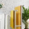Unyqoos ® Stijlvolle Vrijstaande Handdoekhouder met Drie Robuuste Stangen voor Optimale Ruimtebenutting in Badkamer en Keuken