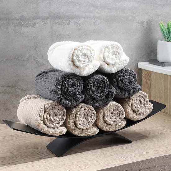 Unyqoos ® Elegante Handdoekhouder Vrijstaand Zonder Boren Voor Badkamer En Keuken