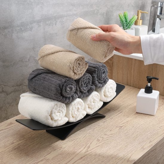 Unyqoos ® Elegante Handdoekhouder Vrijstaand Zonder Boren Voor Badkamer En Keuken