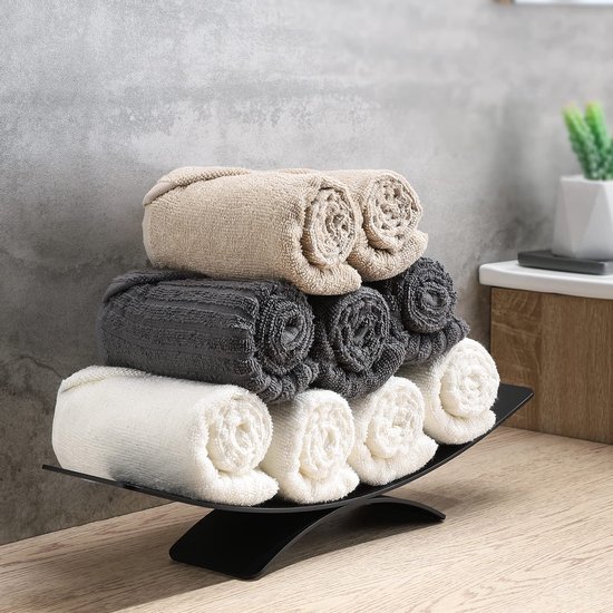 Unyqoos ® Elegante Handdoekhouder Vrijstaand Zonder Boren Voor Badkamer En Keuken