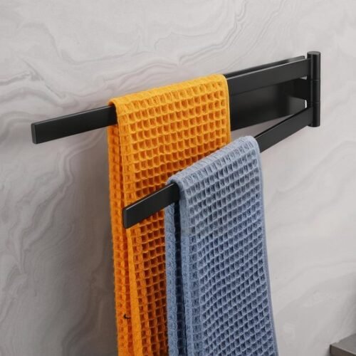 550x550-26287.jpg Unyqoos® Zelfklevende draaibare handdoekhouder met twee armen voor badkamer en keuken