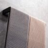 Unyqoos® Stijlvolle en Handdoekhouder van Roestvrij Staal voor Badkamer en Keuken, Zwart Mat, 35 cm