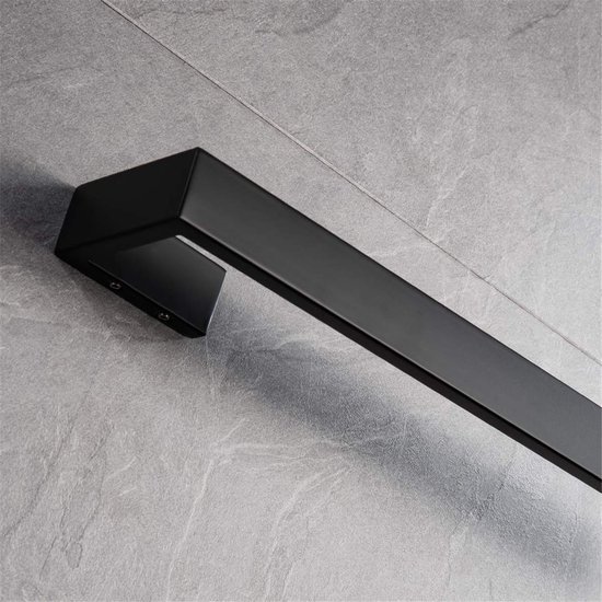 Unyqoos® Stijlvolle en Handdoekhouder van Roestvrij Staal voor Badkamer en Keuken, Zwart Mat, 35 cm