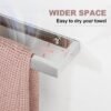 Unyqoos® Stijlvolle RVS Handdoekhouder van 30 cm voor Badkamer en Keuken