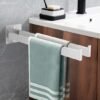 Unyqoos® Stijlvolle en Handdoekhouder van Roestvrij Staal voor Badkamer en Keuken