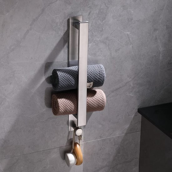 550x550-26396.jpg Unyqoos® Zelfklevende handdoekhouder van roestvrij staal voor badkamer en keuken
