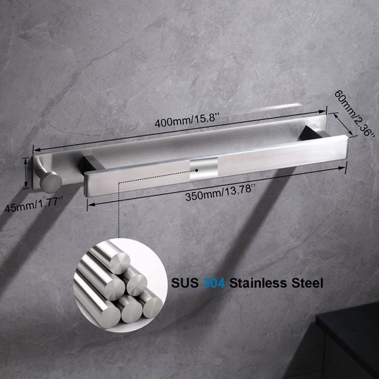 550x550-26397.jpg Unyqoos® Zelfklevende handdoekhouder van roestvrij staal voor badkamer en keuken