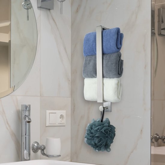 550x550-26400.jpg Unyqoos® Zelfklevende handdoekhouder van roestvrij staal voor badkamer en keuken
