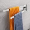 Unyqoos® Zelfklevende draaibare handdoekhouder van roestvrij staal voor badkamer en keuken