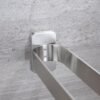 Unyqoos® Dubbele handdoekhouder van roestvrij staal voor badkamer en keuken 40 cm