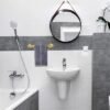 Unyqoos® Elegante en handdoekhouder van roestvrij staal voor badkamer en keuken
