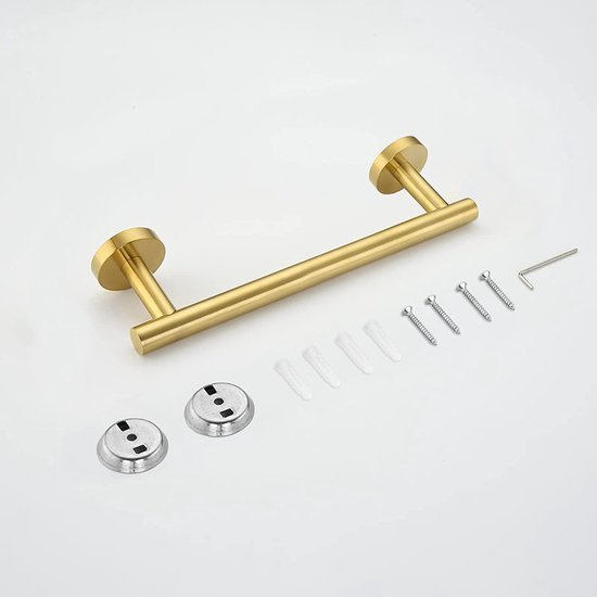 Unyqoos® Elegante en handdoekhouder van roestvrij staal voor badkamer en keuken