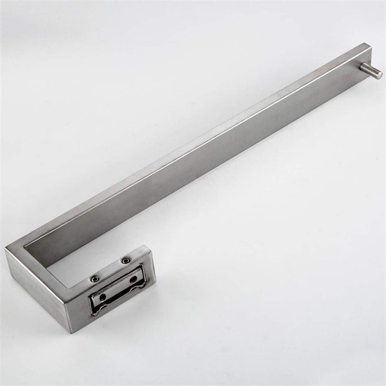 Unyqoos® Roestvrijstalen Handdoekhouder voor Badkamer en Keuken - Wandmontage 35 cm Lang, Geborsteld