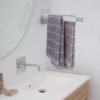 550x550-26509.jpg Unyqoos® Zelfklevende roestvrijstalen handdoekhouder met twee armen en wandmontage