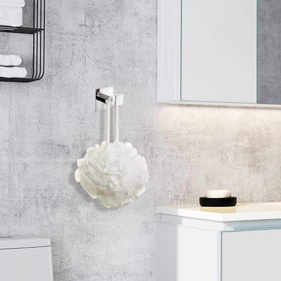 Unyqoos® Zelfklevende roestvrijstalen wandhaken voor badkamer en keuken zonder boren
