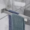 Unyqoos® Stijlvolle en Dubbele Handdoekhouder van Roestvrij Staal voor Badkamer en Keuken