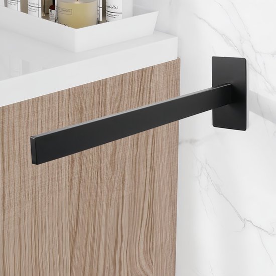 550x550-26735.jpg Unyqoos® Zwarte zelfklevende handdoekhouder zonder boren voor badkamer en keuken