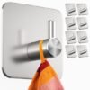 550x550-26740.jpg Unyqoos® Zelfklevende roestvrijstalen haken set voor badkamer en keuken zonder boren