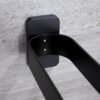 Unyqoos® Dubbele roestvrijstalen handdoekhouder voor badkamer en keuken van 40 cm